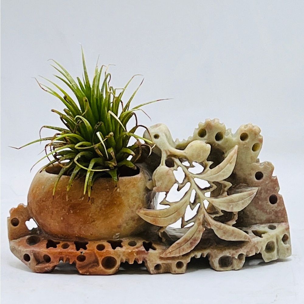 Carved Chinese Soapstone Pot